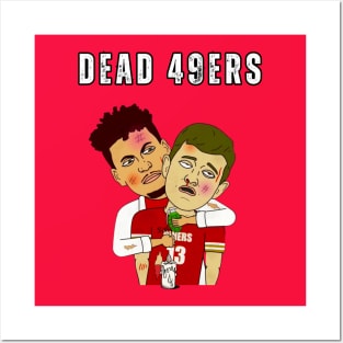 BROCK PURDY 49ERS VS PATRICK MAHOMES  CHIEFS Posters and Art